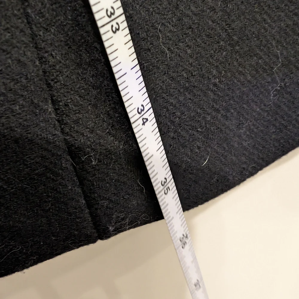 🎉 SALE 🎉 Kate Spade High Neck Wool Blend Black Women's Coat - Picture 6 of 12
